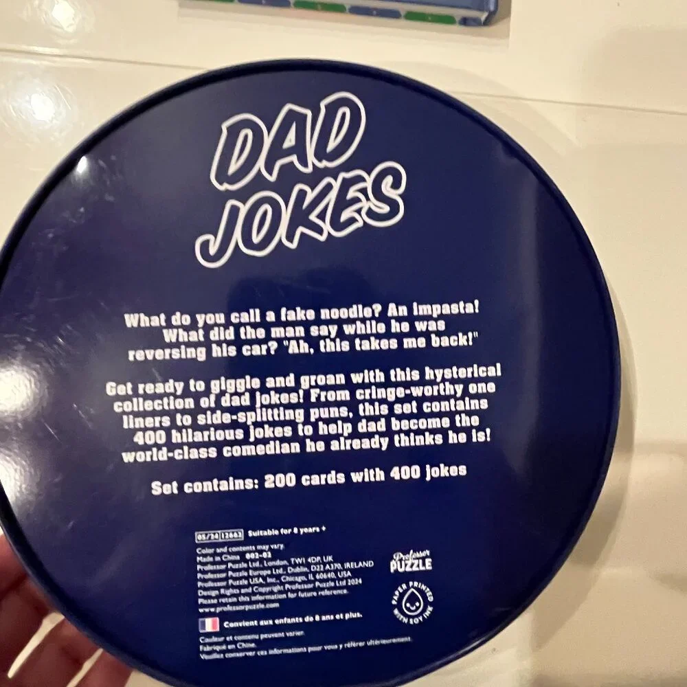 Dad Jokes (400‎ Jokes in a Tin / 365 Days of Jokes Book) (new/kids/x)